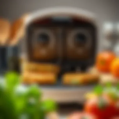 User-Friendly Interface User-friendly controls of the sandwich maker displayed