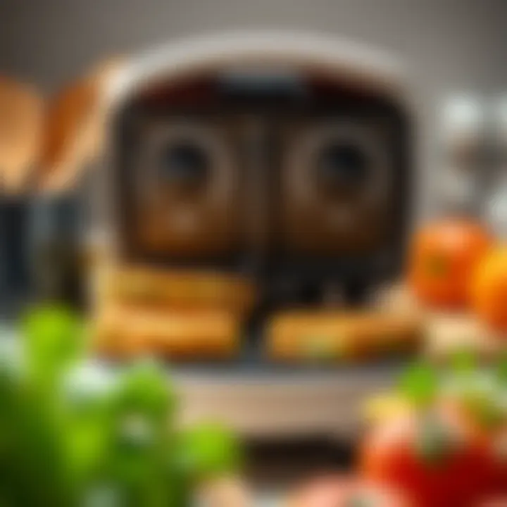 User-Friendly Interface User-friendly controls of the sandwich maker displayed