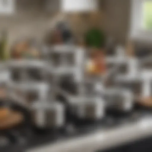 Elegant Cuisinart stainless steel cookware set showcasing durability and design
