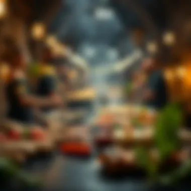 Cultural Significance of the Parrillada Experience A vibrant parrillada gathering, emphasizing the cultural significance of communal grilling