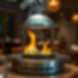 A beautifully designed Argentine parrilla grill showcasing its distinct structure