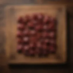 Baa Baa Jerky Bites on a rustic wooden table