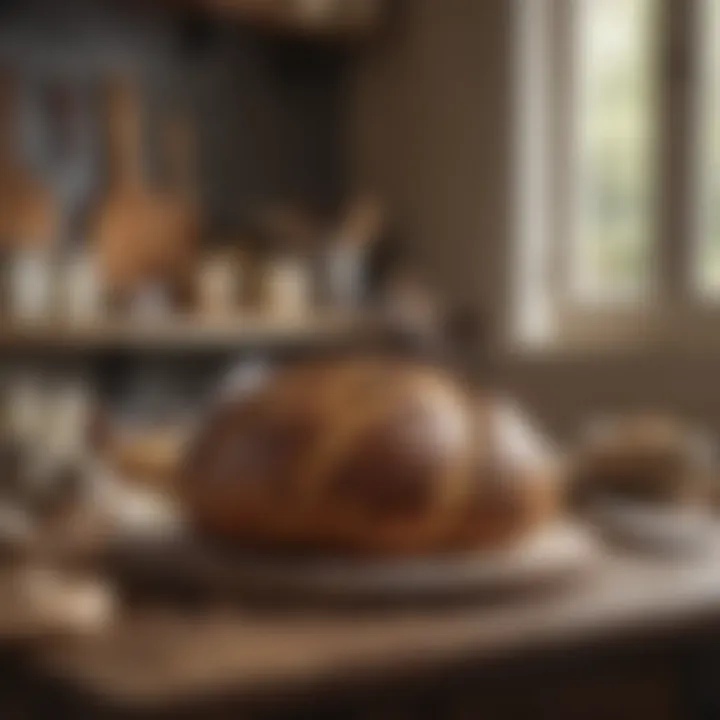 Baking tools and ingredients for sourdough