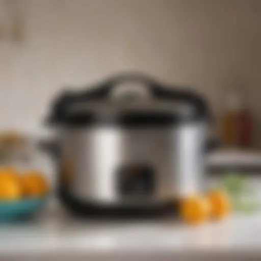 Elegant Slow Cooker Featuring a Modern Design
