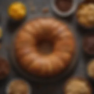 Close-up of the ingredients for Bisquick coffee cake