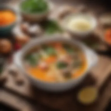 Key Ingredients for Health Benefits Nutrient-rich ingredients used in broth preparation