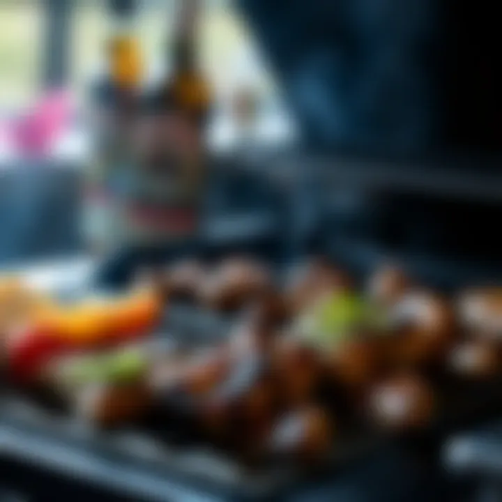 Diverse Flavor Profiles from Grilling Techniques Flavor profiles of grilled dishes showcasing variety and depth