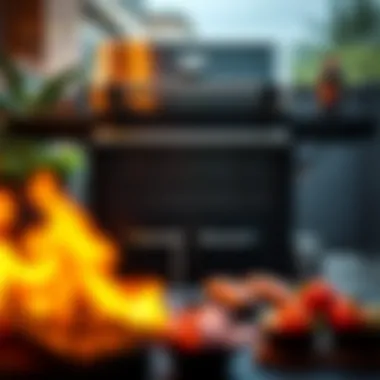 Gas Grill Design and Functionality Gas grill showcasing its sleek design and functionality