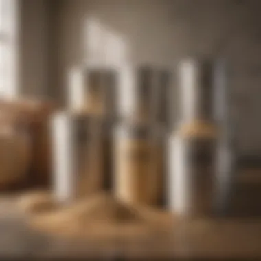 Different types of bulk flour containers