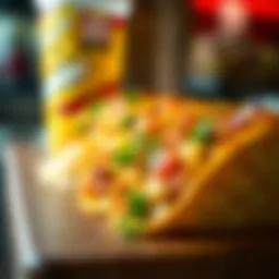 Close-up of the unique ingredients in Jack in the Box tacos