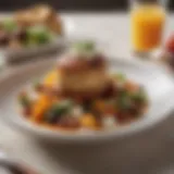 A beautifully plated dish showcasing local ingredients