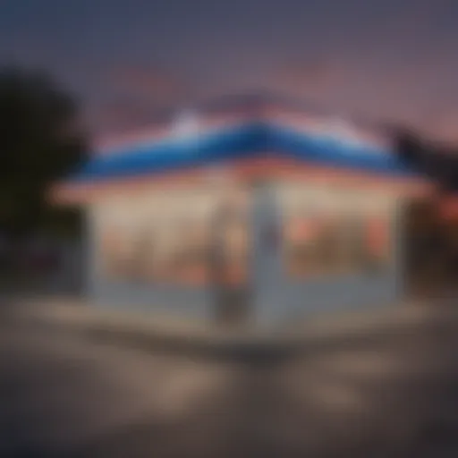 A vintage Dairy Queen storefront showcasing the brand's iconic design