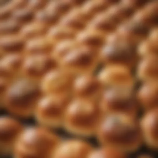 A variety of dinner rolls displayed at Safeway