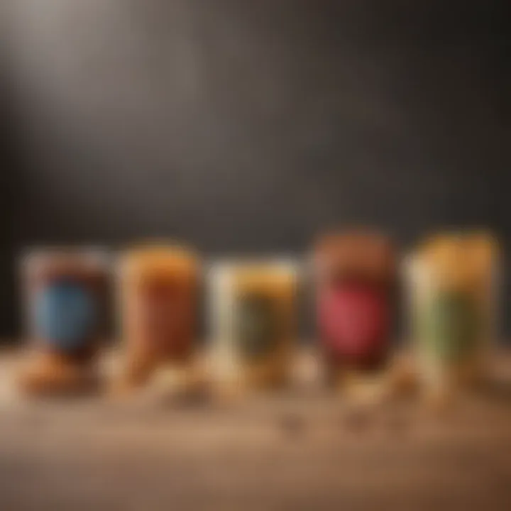 An inviting scene of snacks in eco-friendly containers