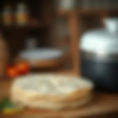 Perfectly Steamed Tortillas Ready to Serve Freshly steamed tortillas stacked neatly