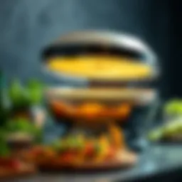 Electric tortilla steamer showcasing its modern design