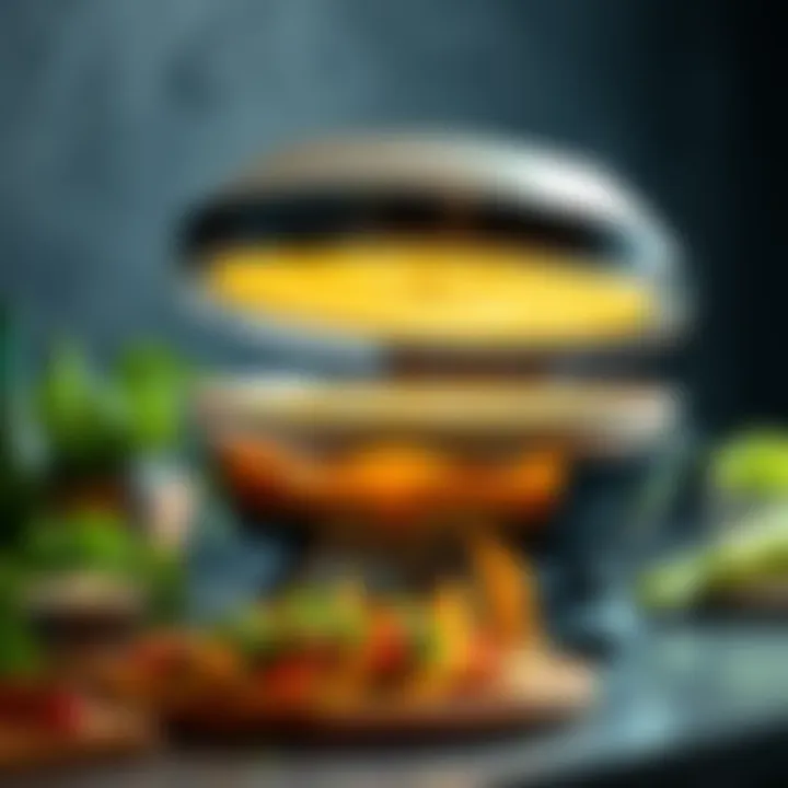 Sleek and Contemporary Electric Tortilla Steamer Electric tortilla steamer showcasing its modern design