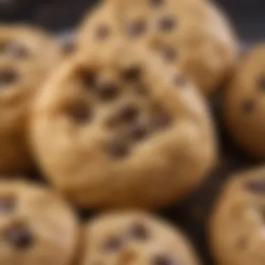 A close-up of FlavCity Keto Cookie Dough ready to be enjoyed, showcasing its deliciousness