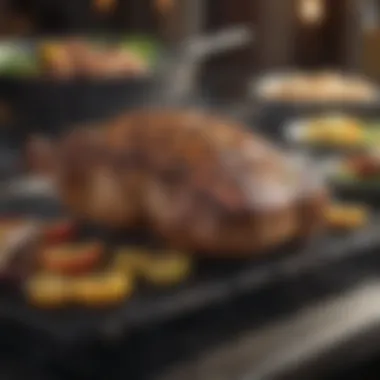 Exquisite Results from Innovative Grilling A beautifully grilled dish prepared using the Food Ninja Smart XL Grill