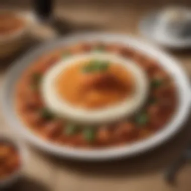 Artistic portrayal of Fox Brothers' signature dish