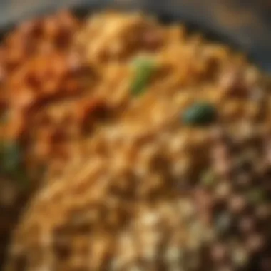 A vibrant display of various legumes such as lentils, chickpeas, and beans