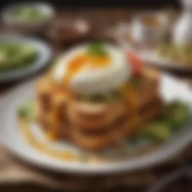 Savory Variations of French Toast Savory French toast featuring unique toppings such as avocado and poached egg