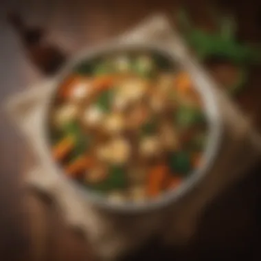 Tofu Stir-Fry with Seasonal Vegetables A delicious stir-fry featuring tofu and a medley of seasonal vegetables