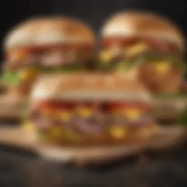 Low Calorie Sandwich Selections Low calorie sandwiches offered on the menu