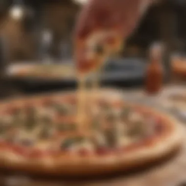 A contemporary app showcasing local pizza options