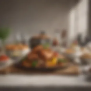 Culinary Diversity Delivered A diverse spread of international cuisine from meal delivery service.