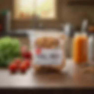 Understanding Nutritional Value Nutritional information displayed on meal packaging.