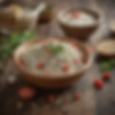 Ingredients for Ranch Seasoning A variety of fresh ingredients for making ranch seasoning