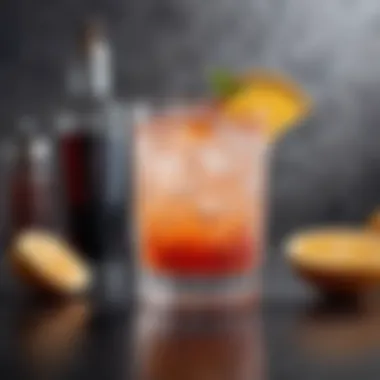Refreshing Non-Alcoholic Cocktail A refreshing non-alcoholic cocktail served in an elegant glass