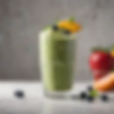 Refreshing Robeks Keto Smoothie A refreshing Robeks Keto smoothie in a stylish glass