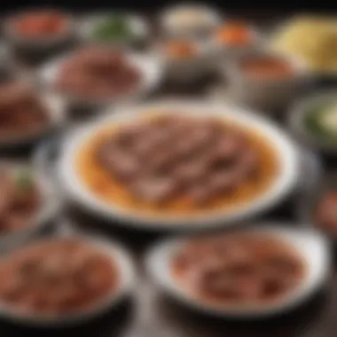 Dishes Enhanced by Sauers Meat Marinade A vibrant display of finished dishes using Sauers meat marinade.