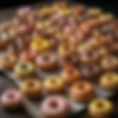 Cultural Heritage of Small Donuts Historical depiction of traditional small donut recipes from different cultures
