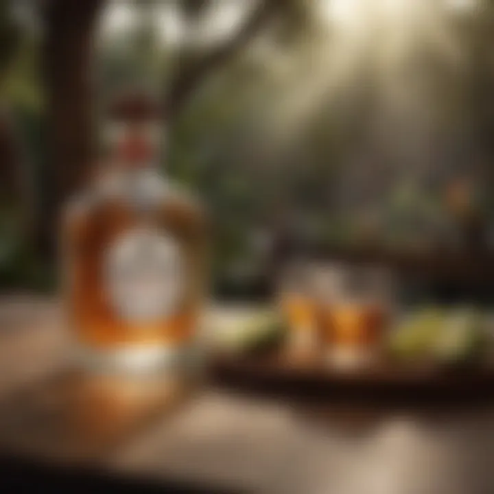 A serene setting for enjoying Herradura tequila responsibly.
