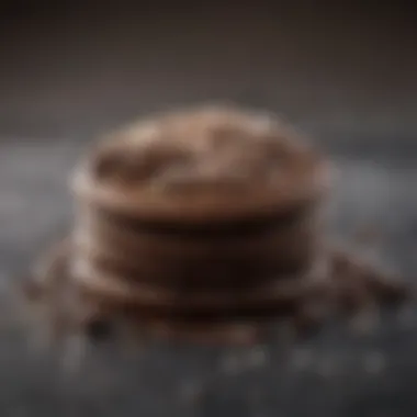 Gourmet Dark Chocolate Melt with Sea Salt A rich, dark chocolate melt with a sprinkle of sea salt for a gourmet touch