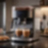 Elegant auto shut off coffee maker on a countertop