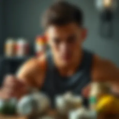 Evaluating Protein Powders for Fitness Goals Fitness enthusiast analyzing protein powder options