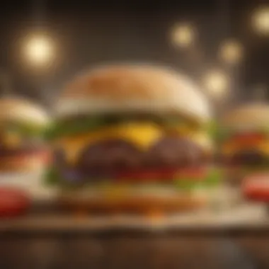 Innovative Cheeseburger Presentation Innovative cheeseburger presentation