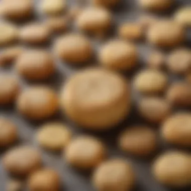 A vibrant display of ingredients for gluten-free biscuits