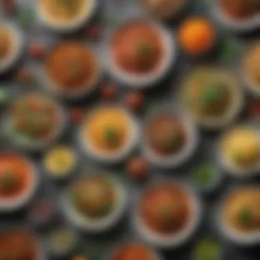 Vibrant Plant-Based Dishes A vibrant spread of plant-based dishes