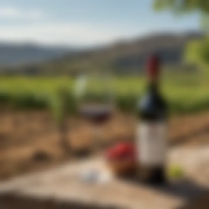 Scenic views of wine regions in Spain