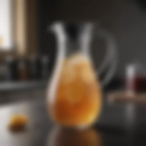 Elegant thermal carafe showcasing sleek design