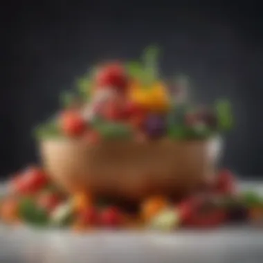 Fresh Produce: The Essence of Healthy Cuisine Fresh, colorful vegetables symbolizing healthy cooking practices