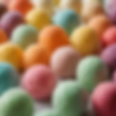 Close-up of a vibrant assortment of ice cream mochi balls showcasing various flavors and colors.