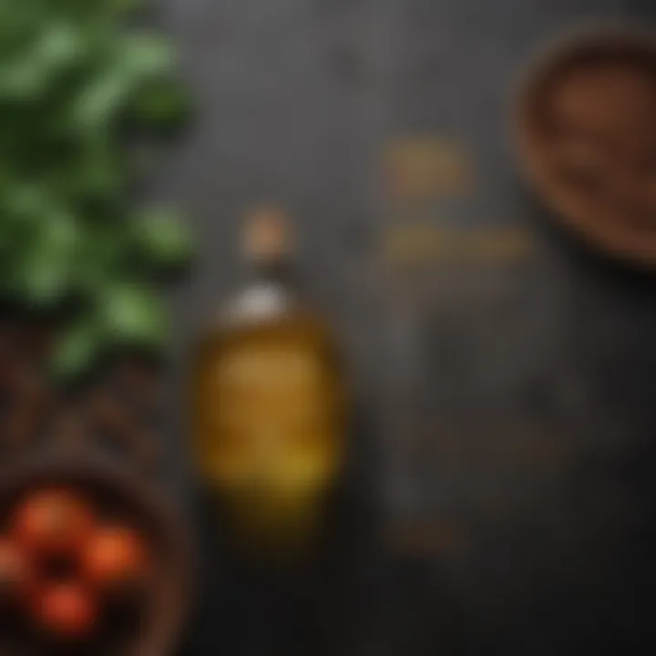 A detailed nutritional chart showcasing the health benefits of jaitun oil.