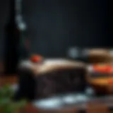 Decadent stout chocolate cake with rich frosting