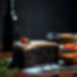 Decadent stout chocolate cake with rich frosting